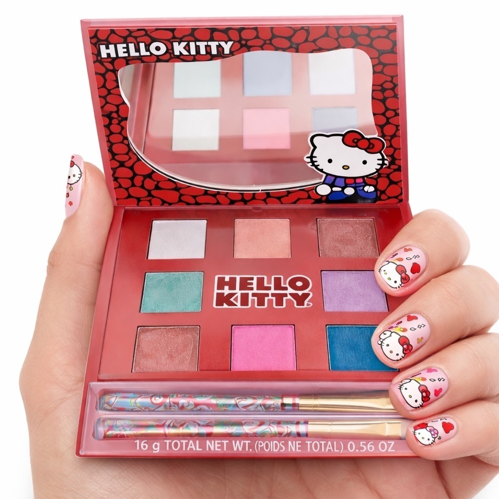 ✨ HOST PICK ✨ HELLO KITTY 🎀 NWT Eyeshadow Palette Set | Mirror & Brushes